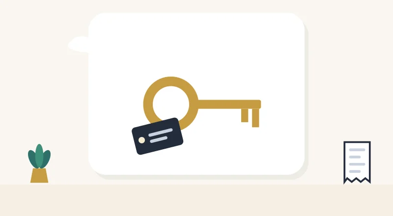 A house key with a name tag