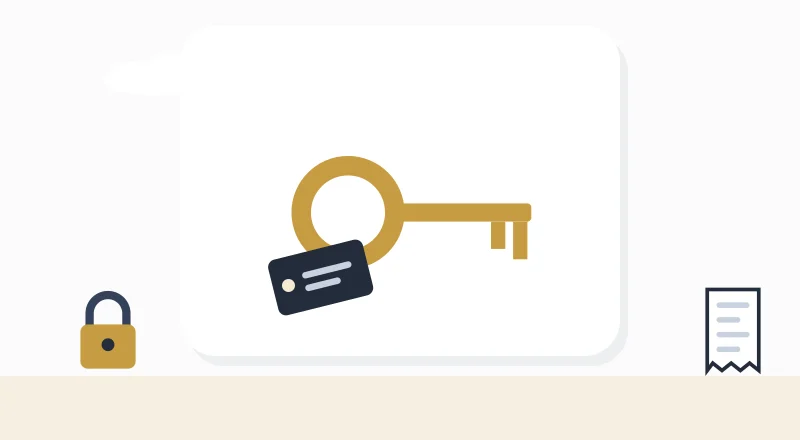 A house key with a name tag