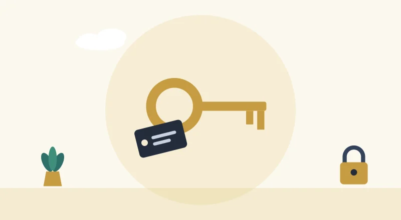 A house key with a name tag