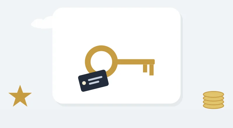 A house key with a name tag