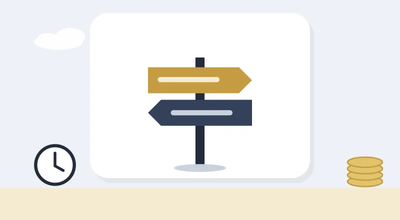 A signpost pointing the way