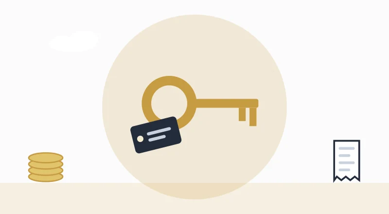 A house key with a name tag